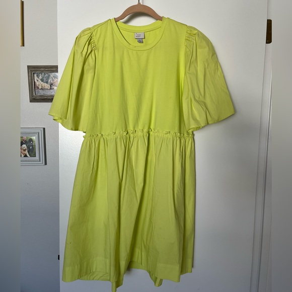 a new day Dresses & Skirts - A New Day Chartreuse Dress